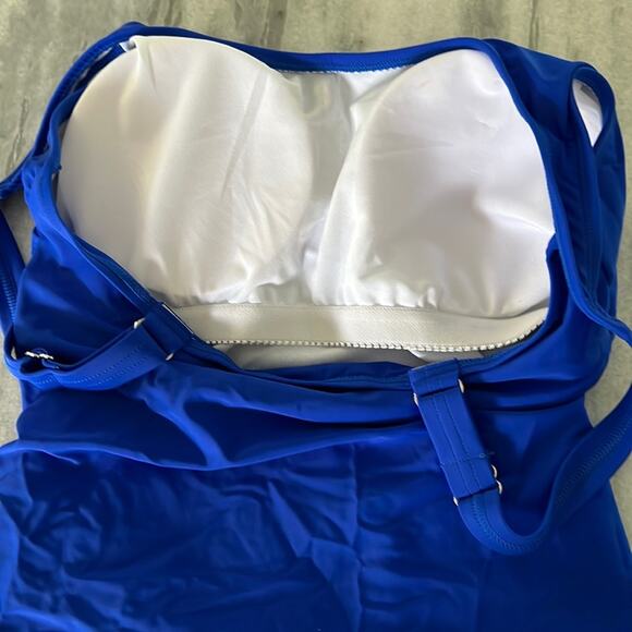Royal Blue Tankini 2Pc NWOT Woman Size Small - Picture 5 of 10